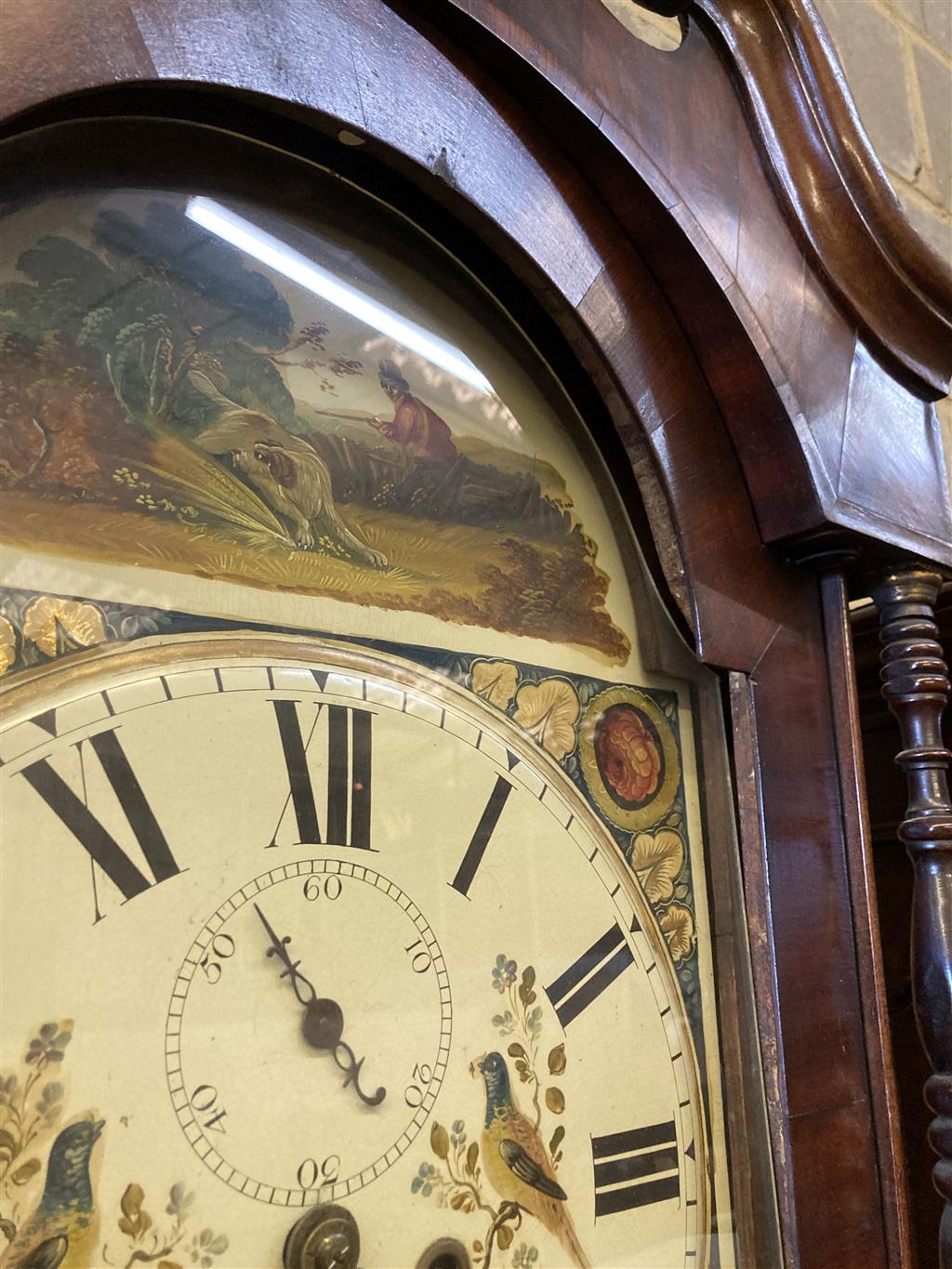 A Victorian banded mahogany eight-day longcase clock, Richard Blakeborough, Otley,